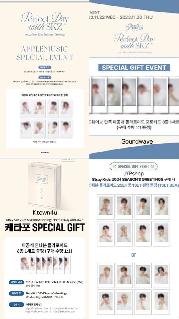 [PO] Stray Kids Season Greeting 2024, Hobbies & Toys, Collectibles