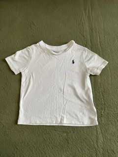 Polo Ralph Lauren Small Logo 馬仔 Short sleeve tee T-Shirts 童裝 兒童 短袖 BB Cloths BB衫 Size 90 24M White 白色 ⚠️ 爽快及就交收優先及可議 ⚠️