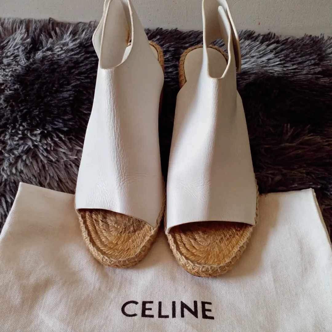 Preloved Celine Paris Wedges Women s Fashion Footwear Wedges on Carousell