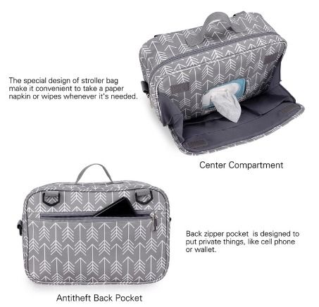 Premium Baby Diaper Bag Stroller Bag Portable Compact Babies Kids Going Out Diaper Bags Wetbags on Carousell