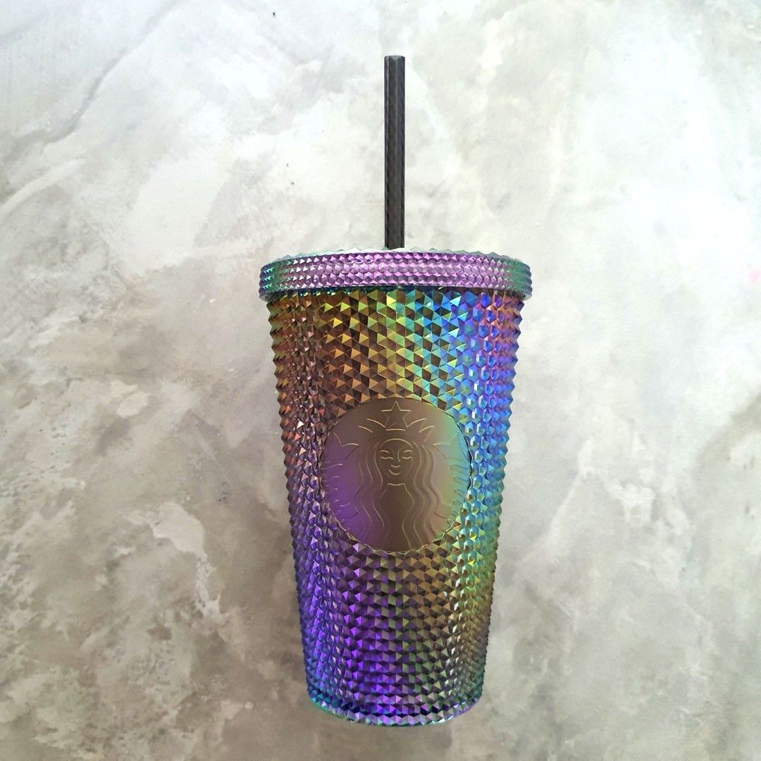 Starbucks Online Exclusive Black Friday Iridescent Cold Cup 16oz, Furniture  & Home Living, Kitchenware & Tableware, Water Bottles & Tumblers on  Carousell