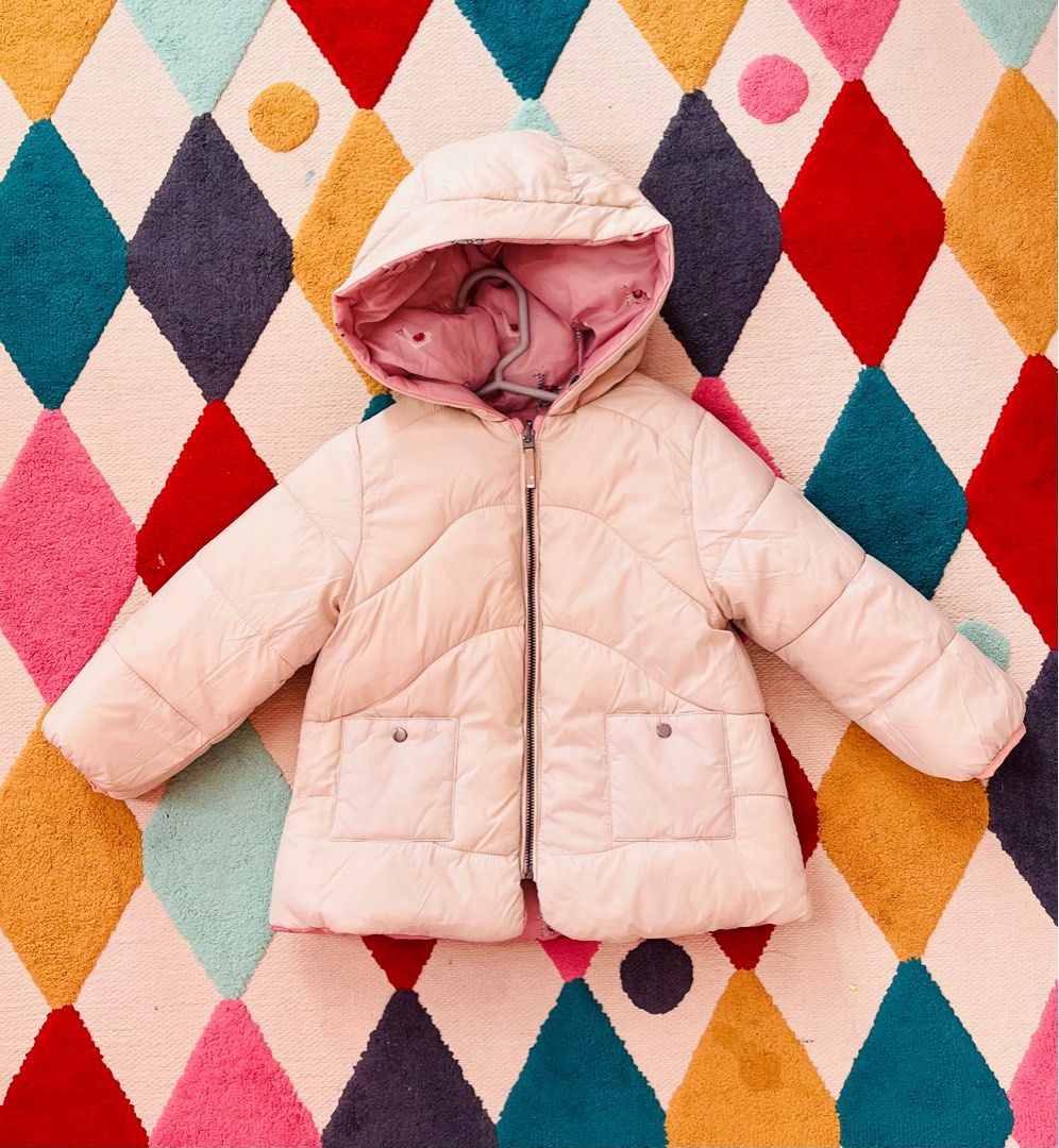 Zara Puffer jacket reversible