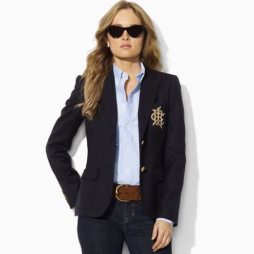 Women ralph lauren blazer cheap