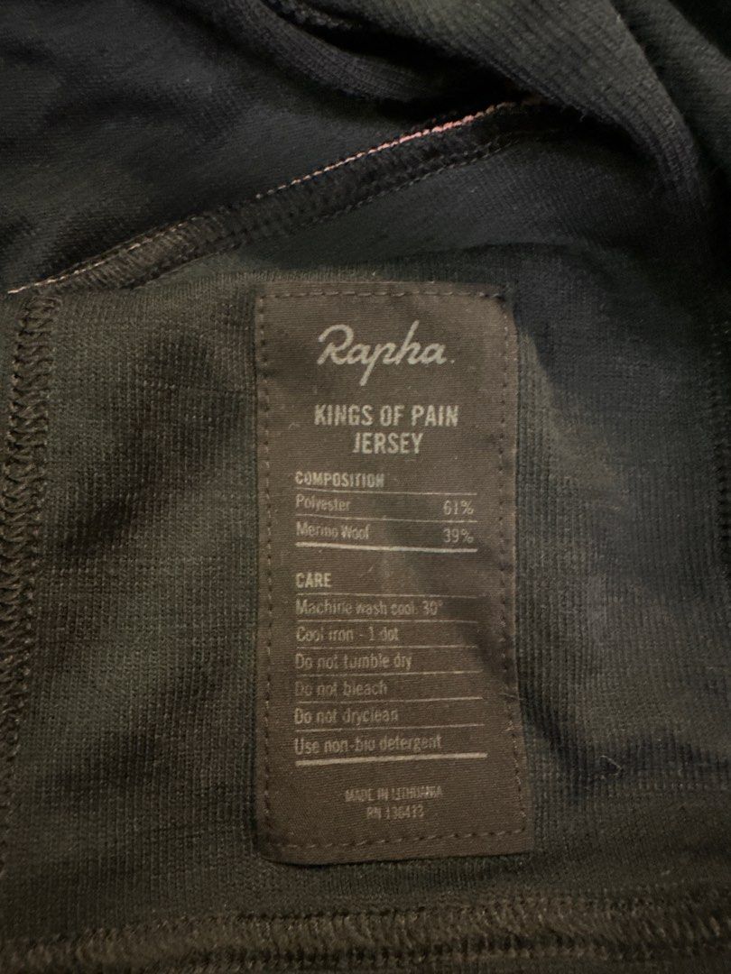 Rapha Kings of Pain short sleeved Merino jersey small Sports Equipment Bicycles Parts Parts Accessories on Carousell