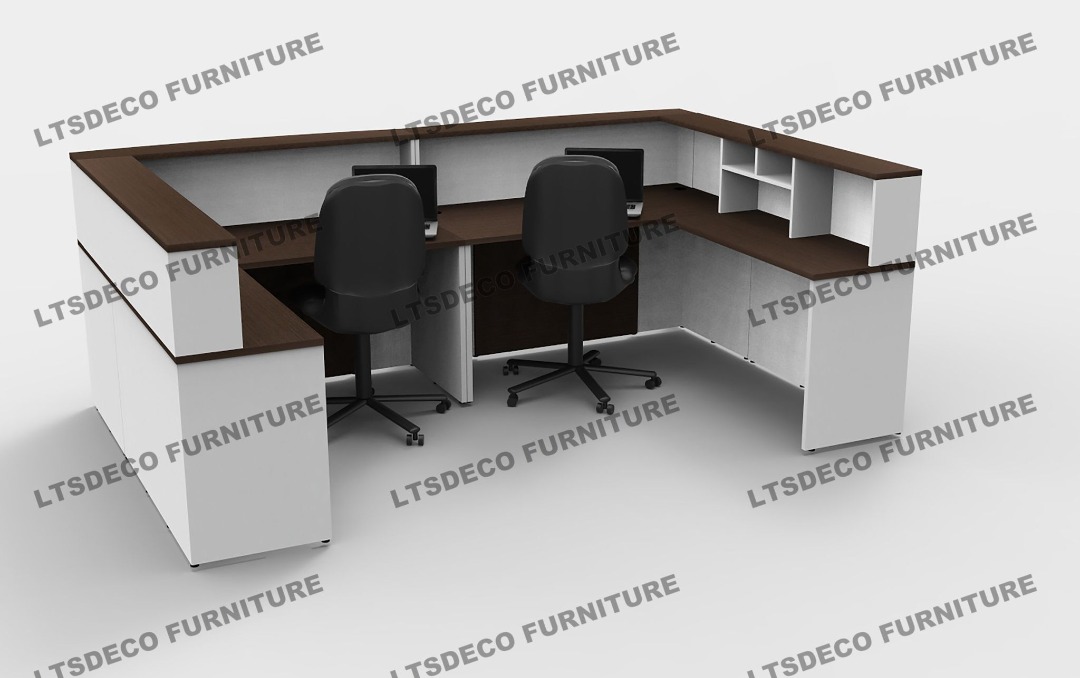 RECEPTION OFFICE PARTITION, Furniture & Home Living, Office Furniture ...