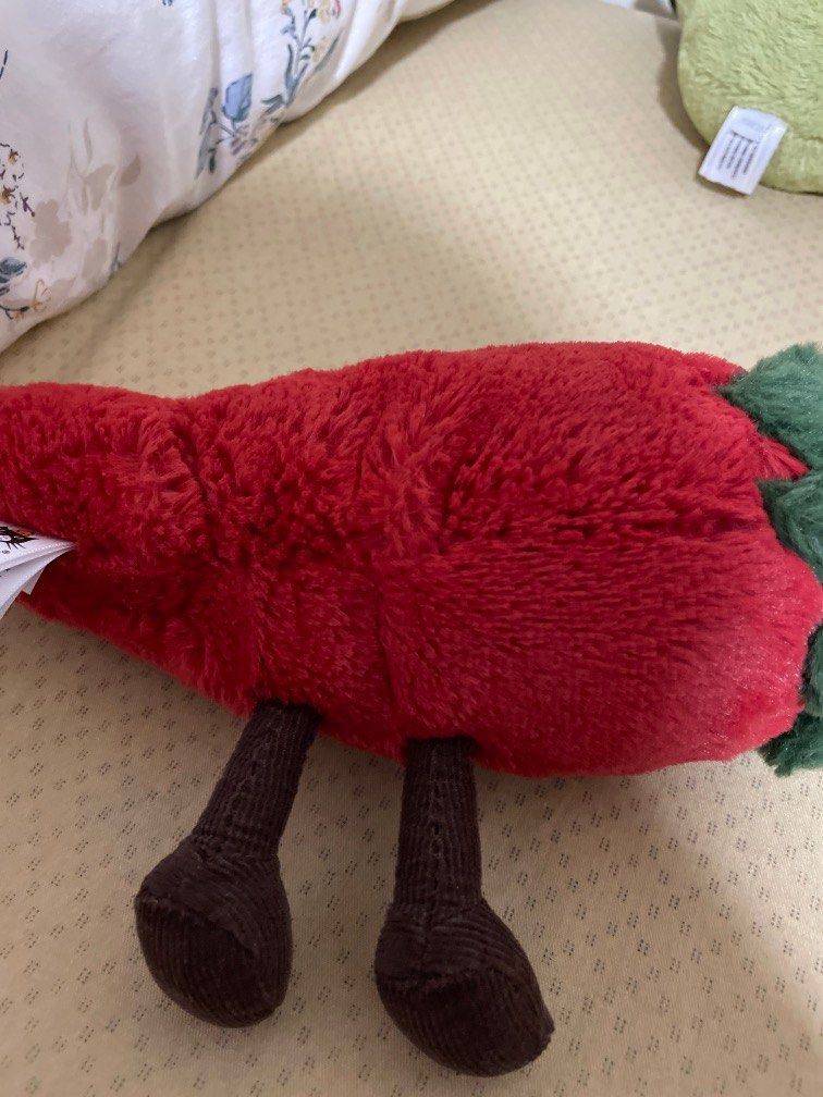 Red chilli jellycat, Hobbies & Toys, Toys & Games on Carousell