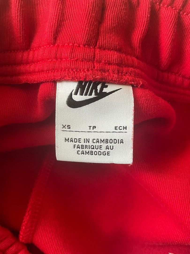 Red Nike Tech pants Men s Fashion Bottoms Joggers on Carousell