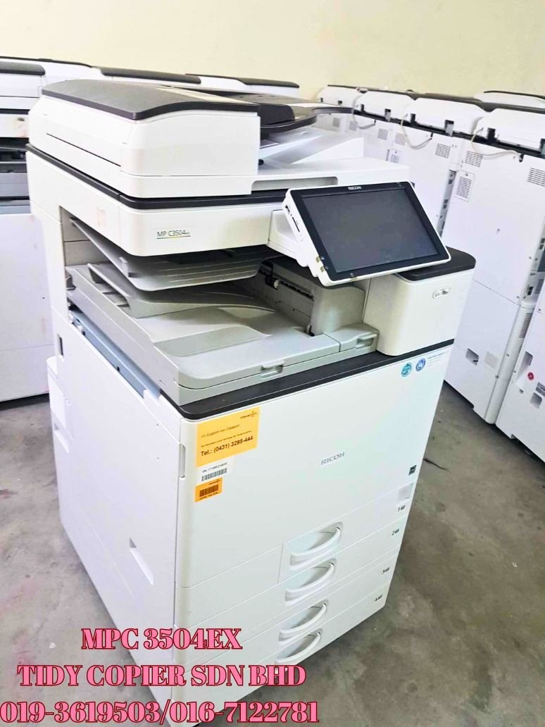 Ricoh MPC 3504EX Digital Photocopier Machine For Sale, Computers & Tech
