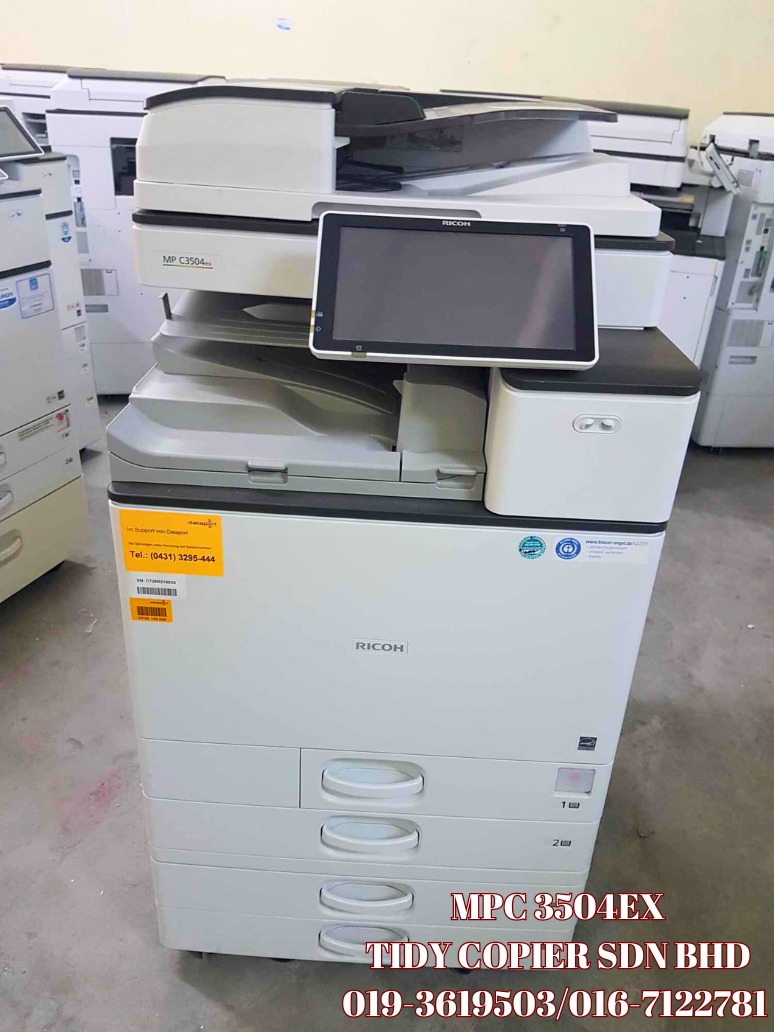 Ricoh MPC 3504EX Digital Photocopier Machine For Sale, Computers & Tech