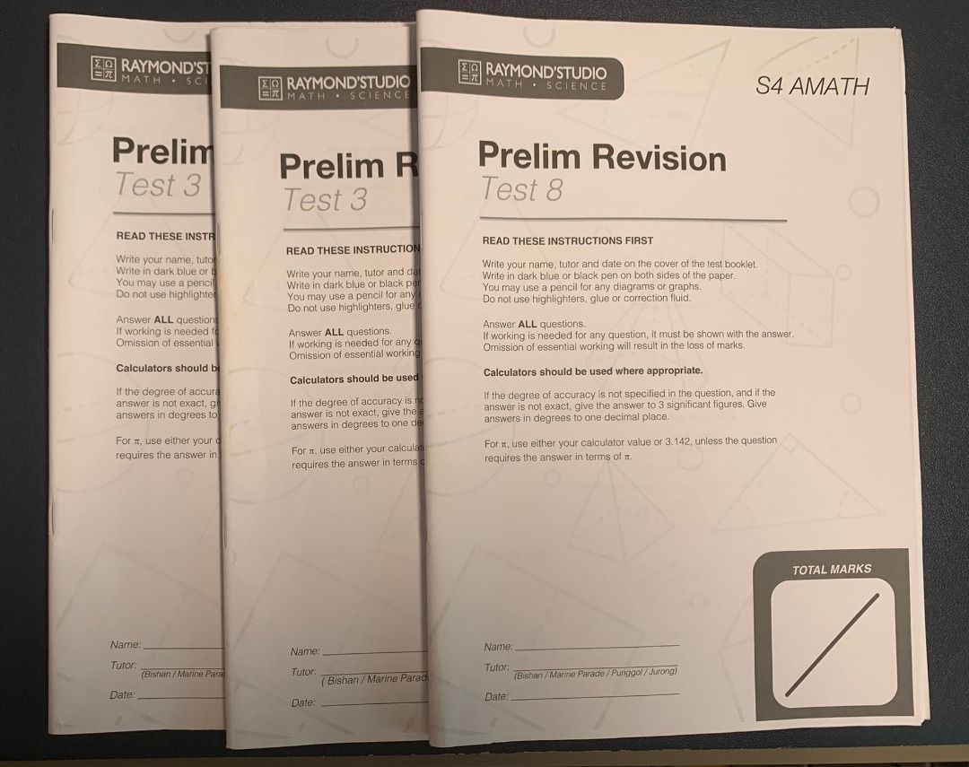 RMSS Amath notes and worksheets package, Hobbies & Toys, Books ...