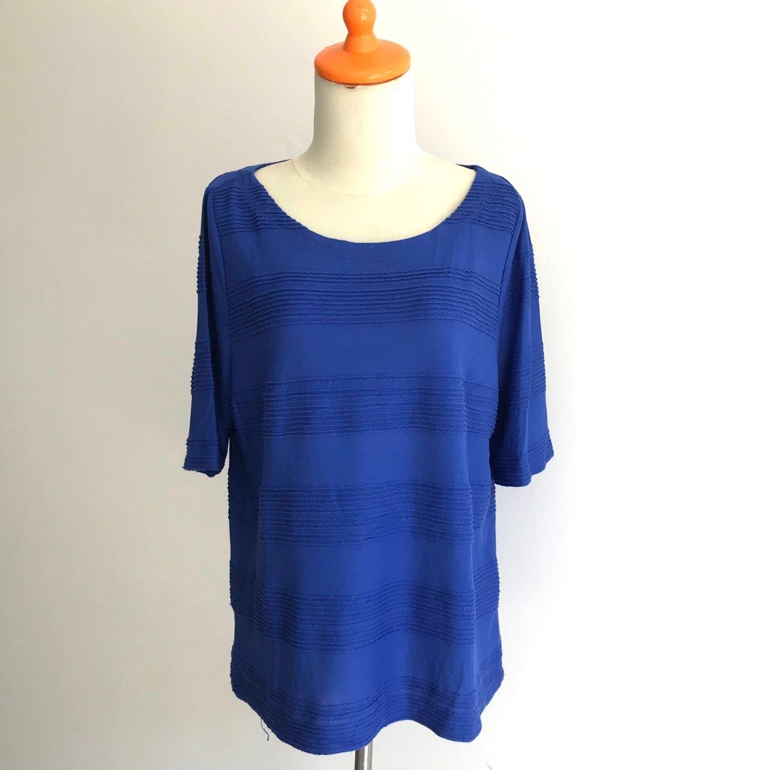 SALE NO NEGO SUZANNE GRAE New Atasan Biru Benhur Fesyen