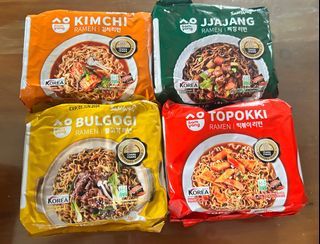 Samsyang Ramen Kimchi Jajangmyeon Bulgogi Topokki