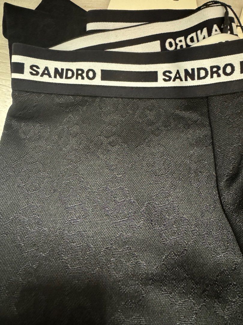 SANDRO Jacquard leggings