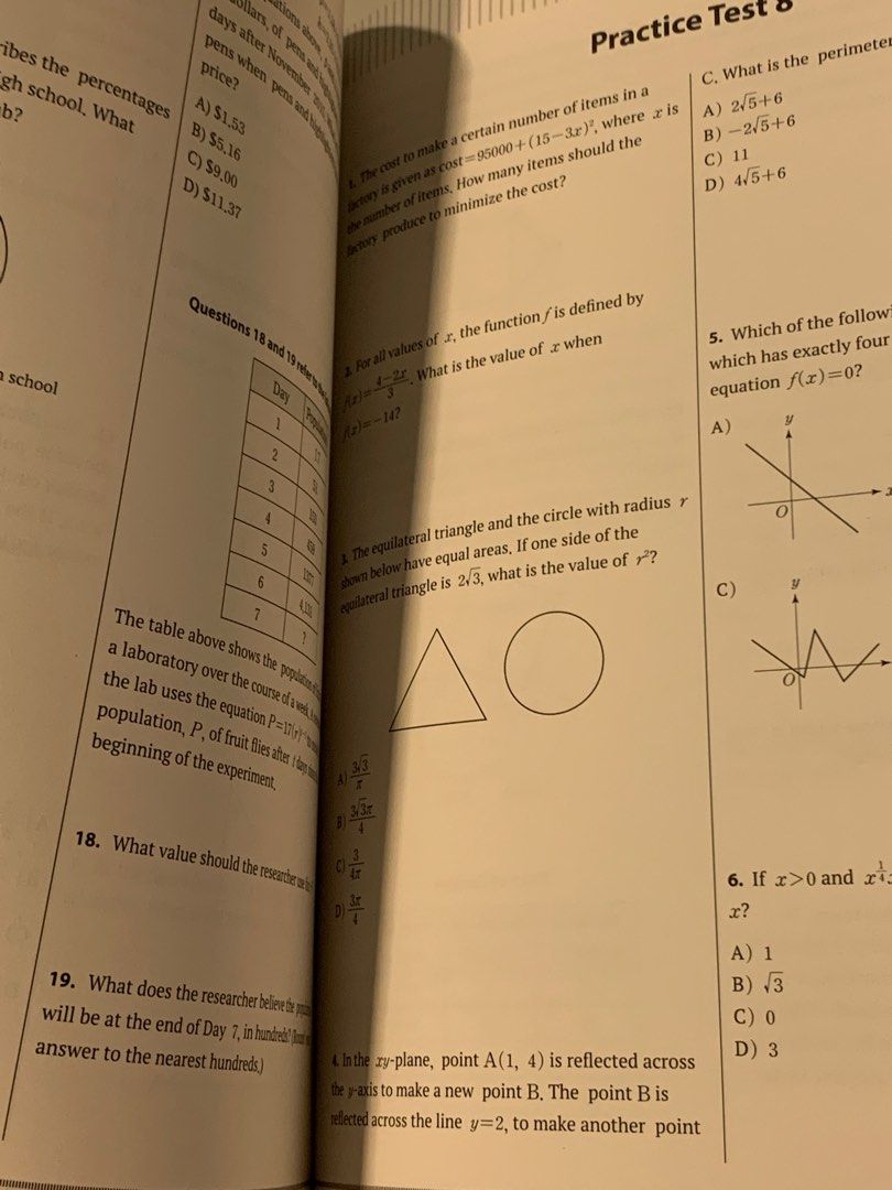 SAT Math textbook, Hobbies & Toys, Books & Magazines, Textbooks on ...
