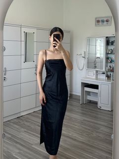 Satin Long Dress / Party Dress / Lingerie / Sexy Dress
