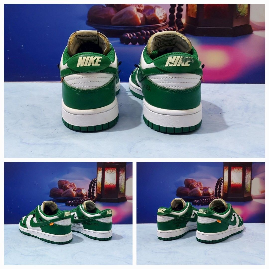 Sepatu Nike Dunk Low CT0856-100 Off-White Pine Green Size 41