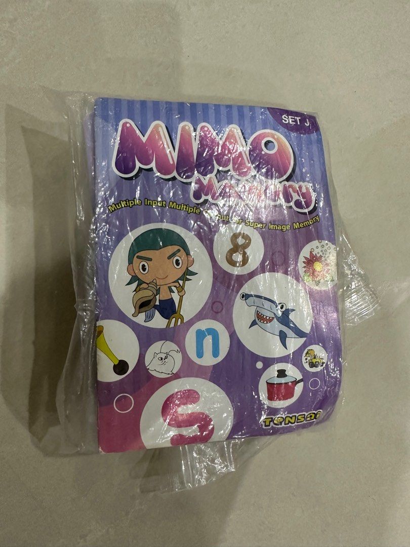 Shichida Method - MIMO Memory (Category: Educational & Learning Toys) located in Singapore. Submitted by summers_closet (Listing ID 1267112034, Image 3). Description: Bought from original Shichida Method, Tensai. Selling mimo memory set A and set J. Complete sets for both..
