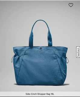 side cinch shopper bag lululemon 18L
