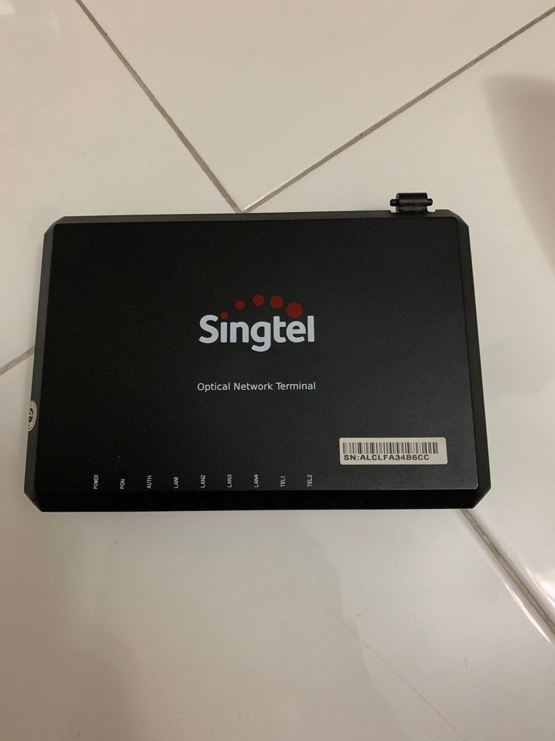 SingTel optical modem, Computers & Tech, Parts & Accessories, Other
