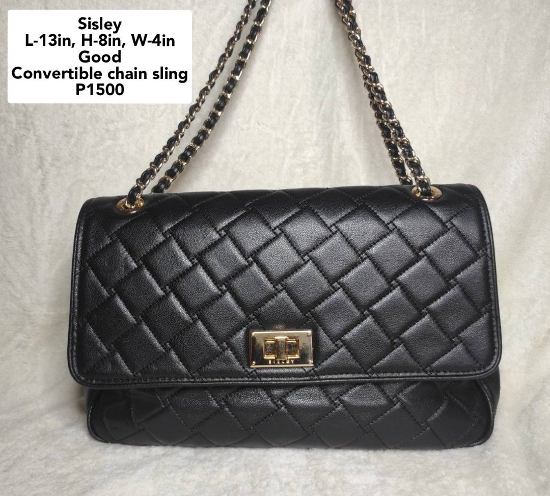 Sisley quilted chain 2025 bag
