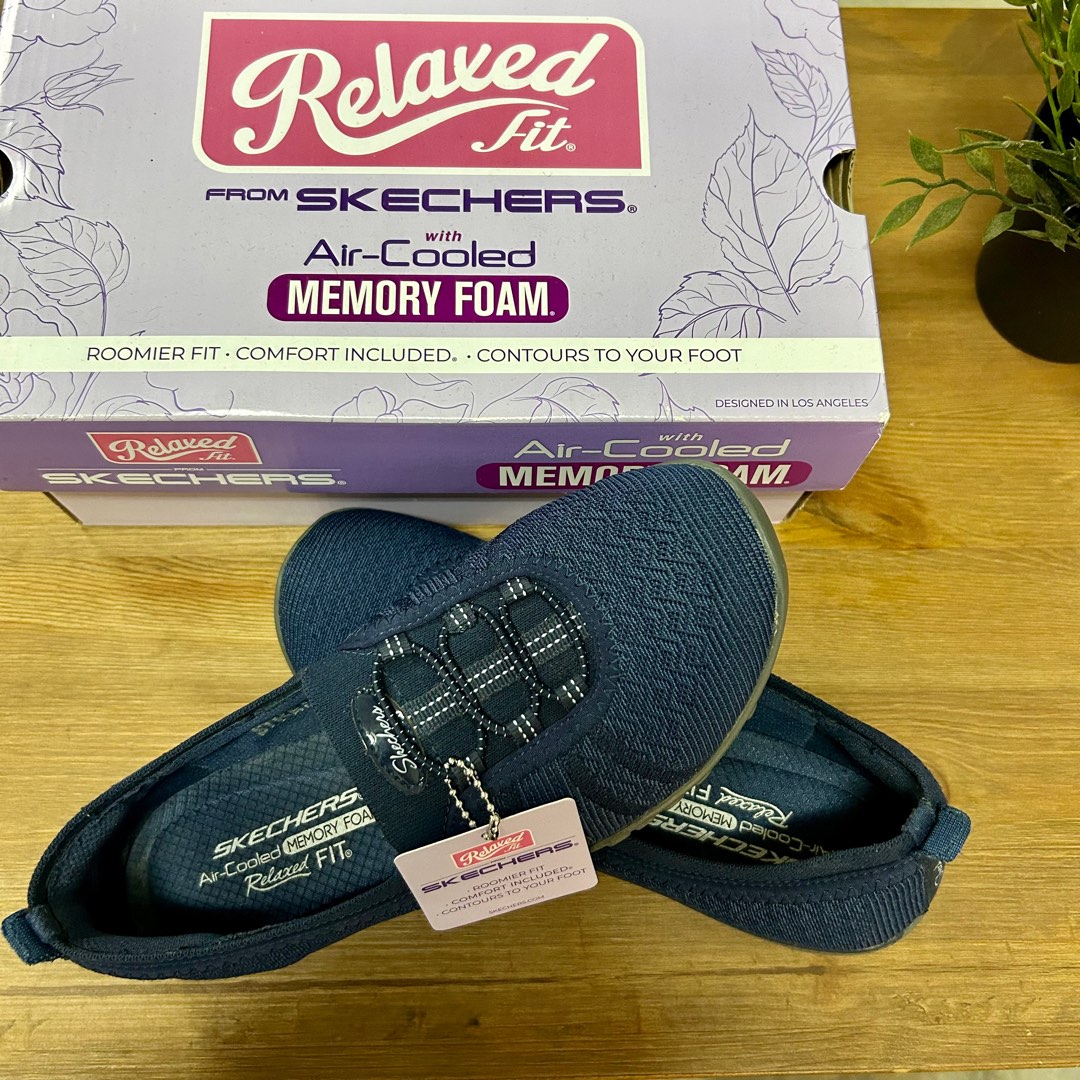 Skechers Women Slip In Flats Relax Fit Women s Fashion Footwear