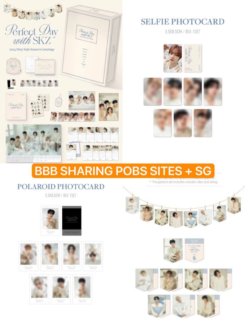 skz stray kids season greeting 2024 sealed box jeongin i.n changbin