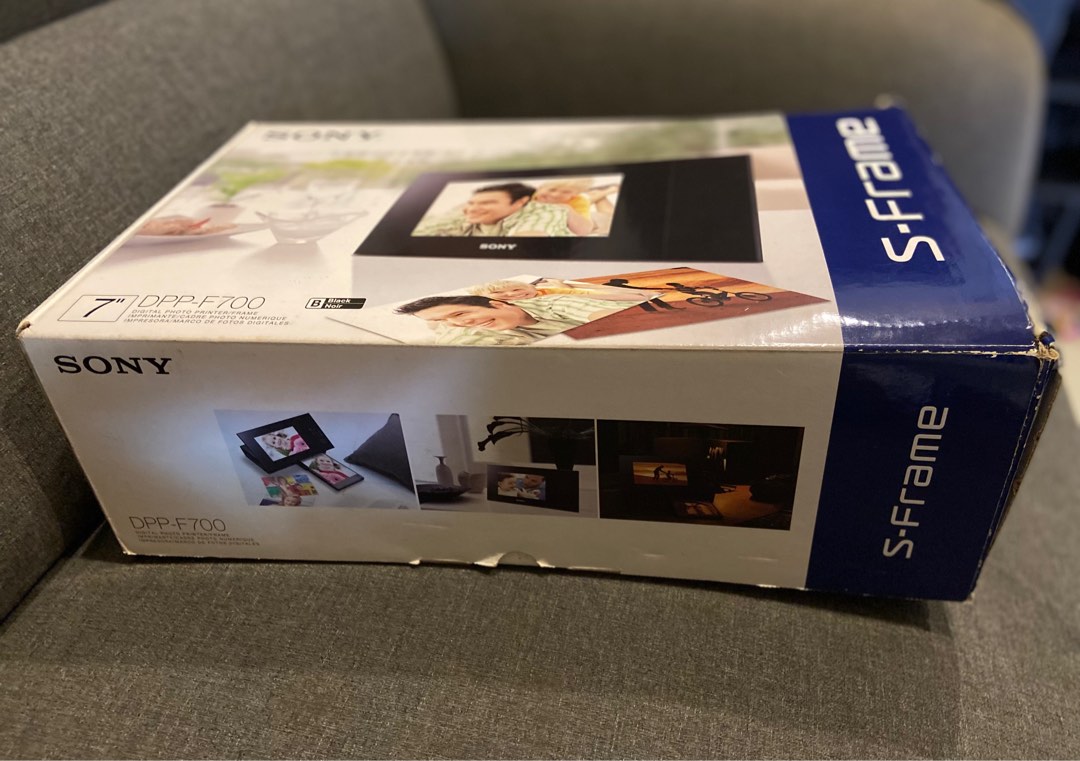 Sony DPPF700 Digital Photo Frame/Printer + Colour Print Pack, TV