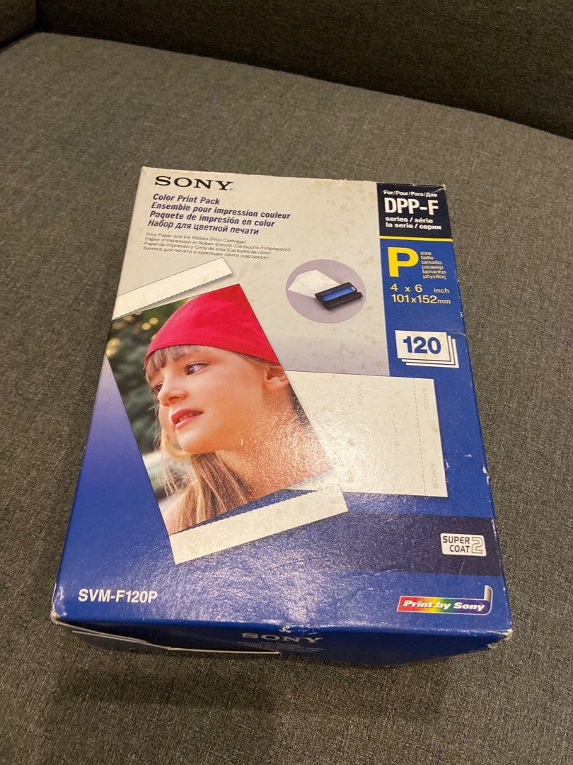 Sony DPPF700 Digital Photo Frame/Printer + Colour Print Pack, TV