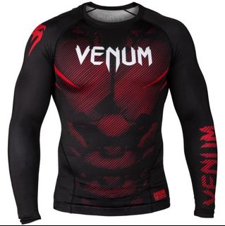 UFC Venum Performance Institute 2.0 Men's Dry-Tech Shirt - Black/Red - Venum