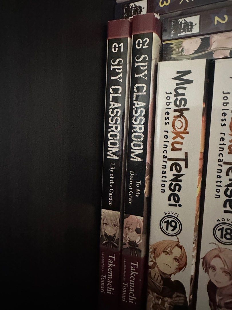 Spy classroom (LN) (Category: Storybooks) located in Manila. Submitted by bumblefish (Listing ID 1267049057, Image 1). Description: 450 each vol 1&2 Light novel In good condition Rfs: Stock Mop: gcash Mod: lalamove (shoulder pays the shipping fee).