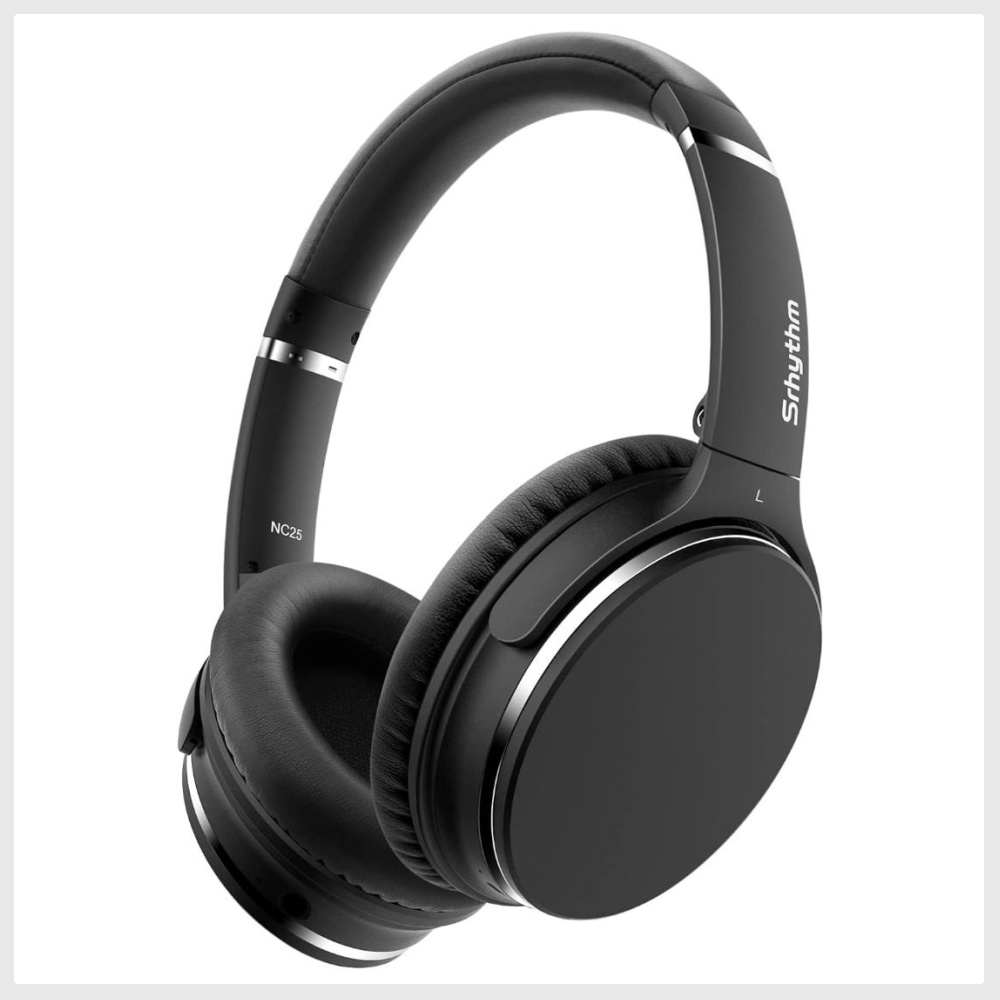 Srhythm NC25 Active Noise Cancelling Headphones, Wireless Headphones