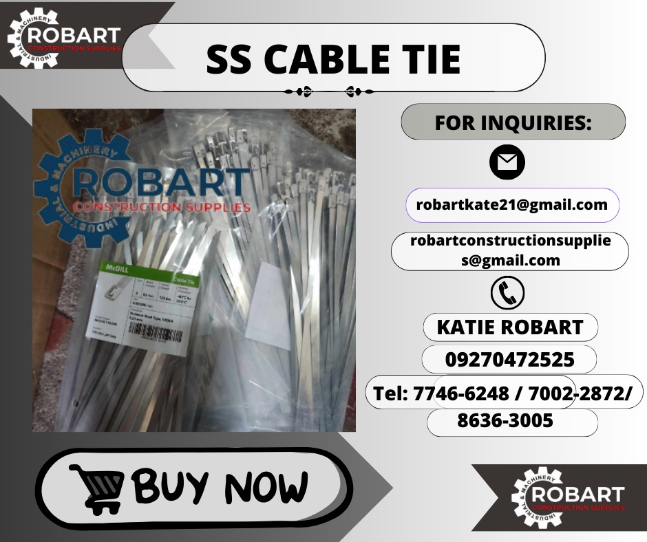 SS CABLE TIE, Commercial & Industrial, Construction Tools & Equipment
