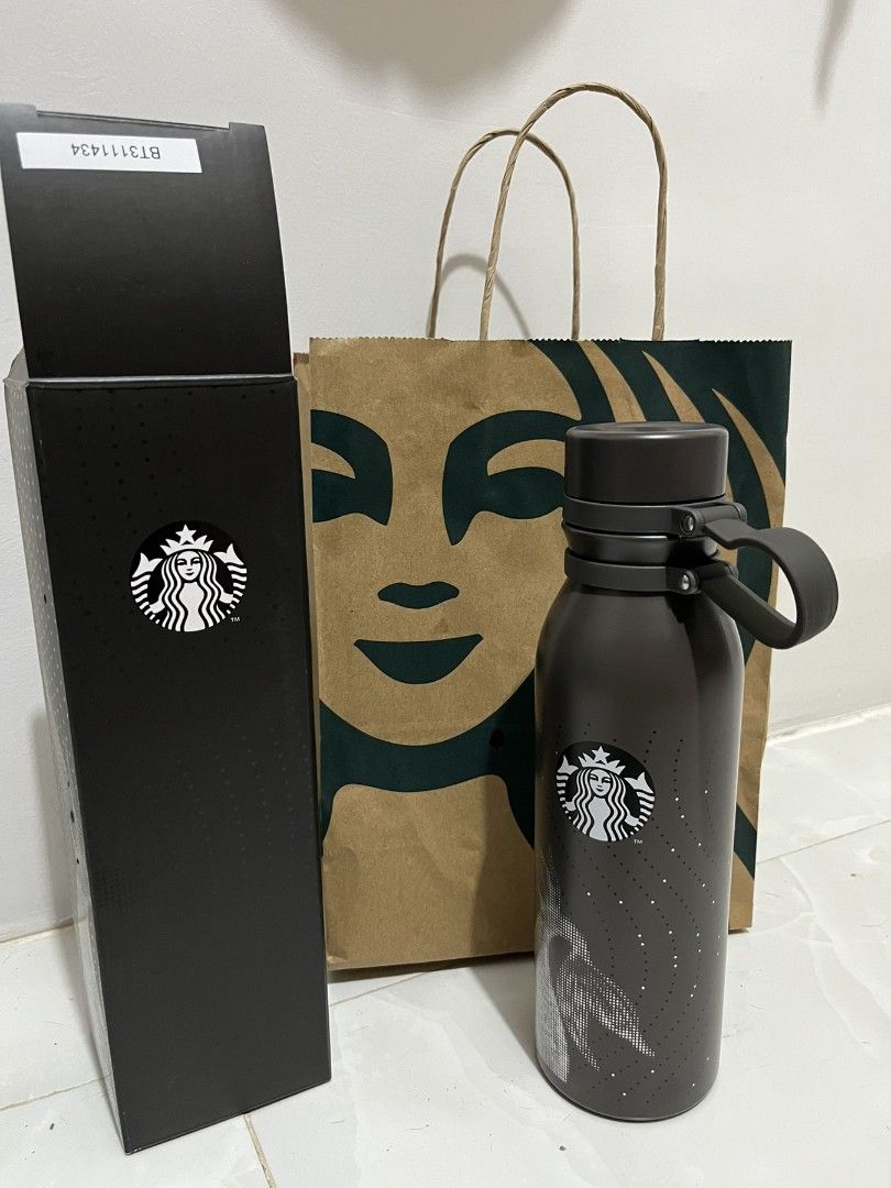 Starbucks 2024 Ebony Stainless Steel Tumbler, Furniture & Home Living