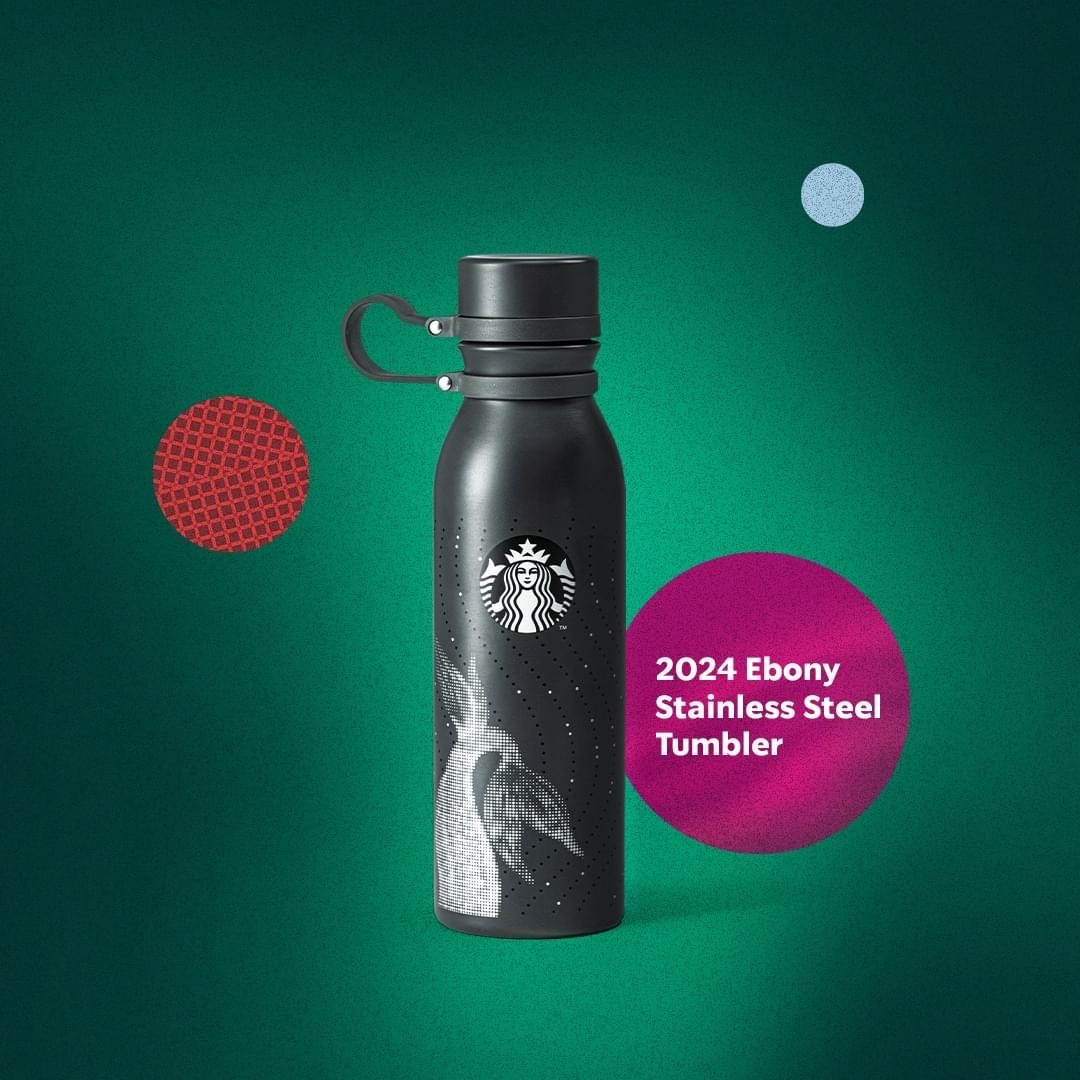 Starbucks 2024 Ebony Stainless Steel Tumbler, Furniture & Home Living