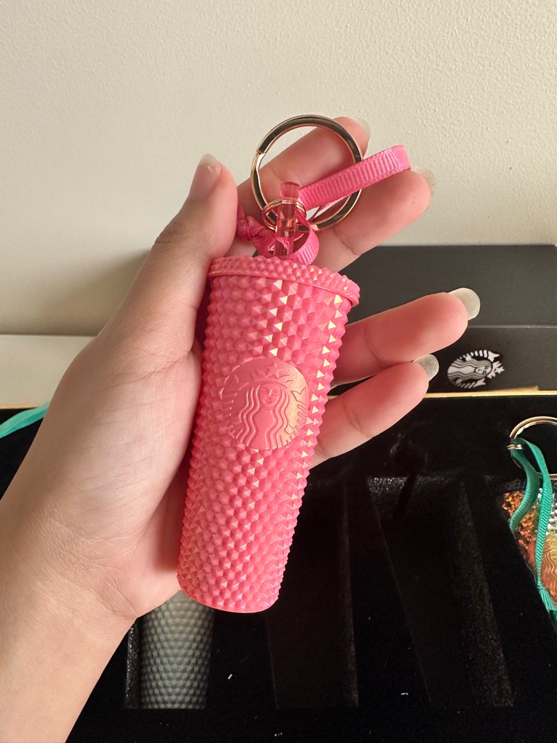 starbucks cup keychain pink｜TikTok Search