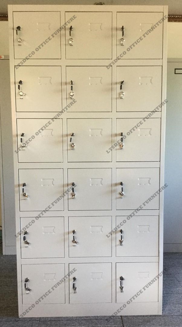 STEEL LOCKER OFFICE PARTITION, Furniture & Home Living, Office ...