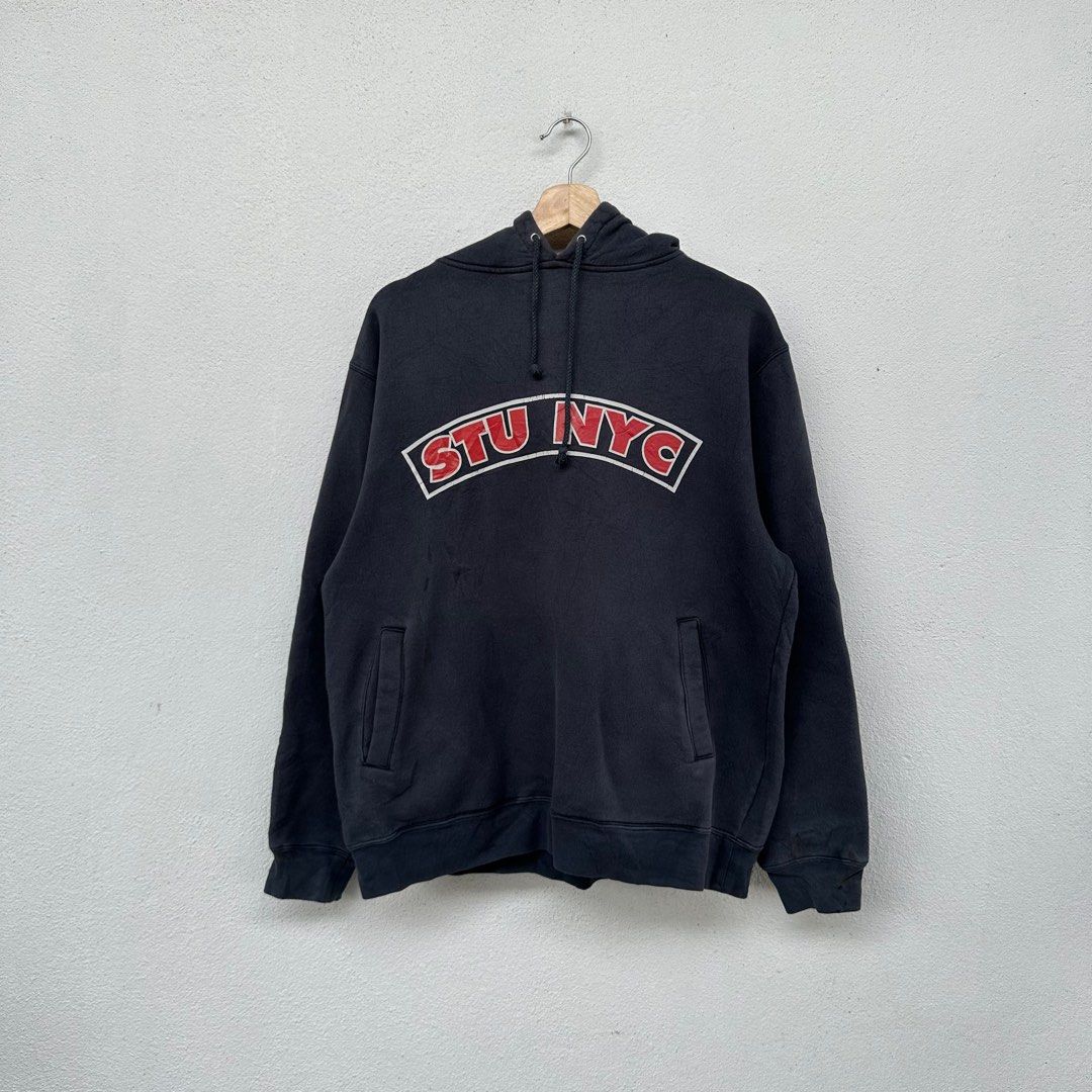 Stussy X Run DMC Hoodie, Men's Fashion, Tops & Sets, Hoodies on Carousell