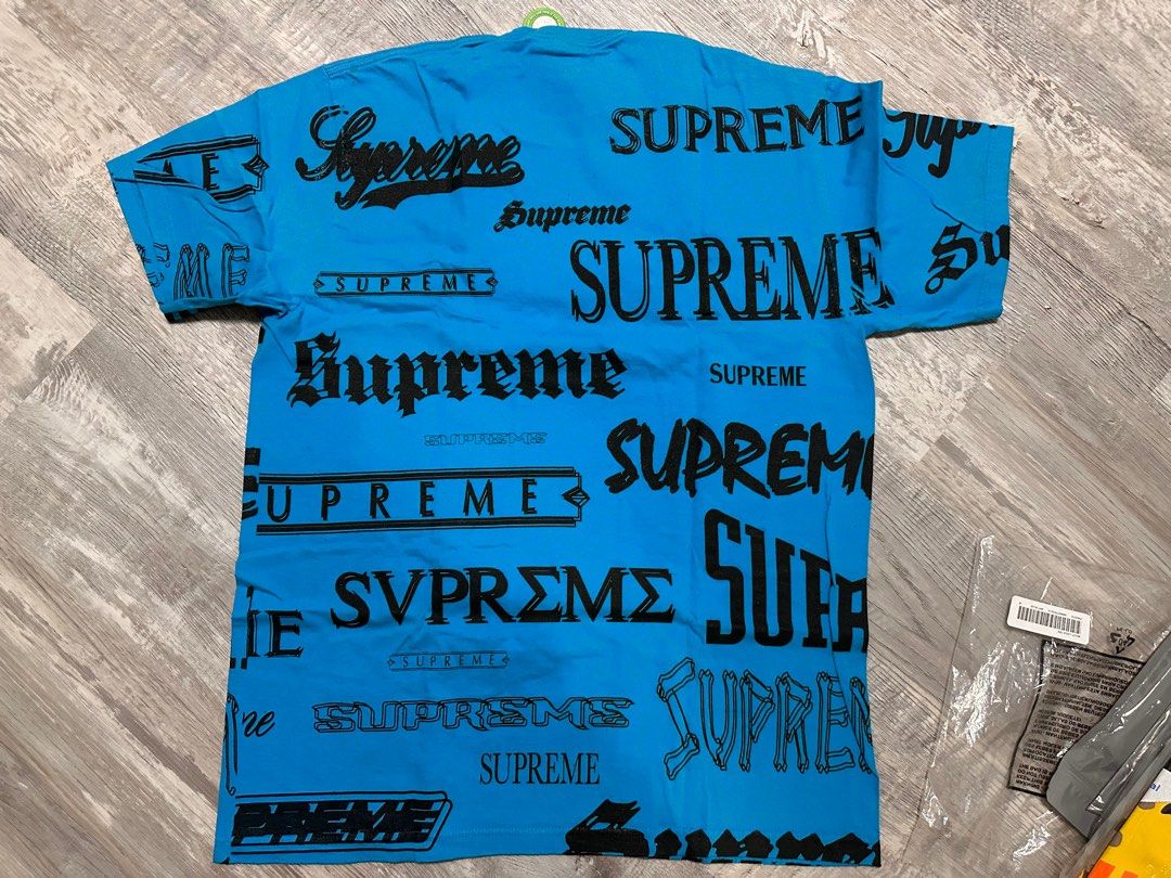 Multi logo tee supreme on sale