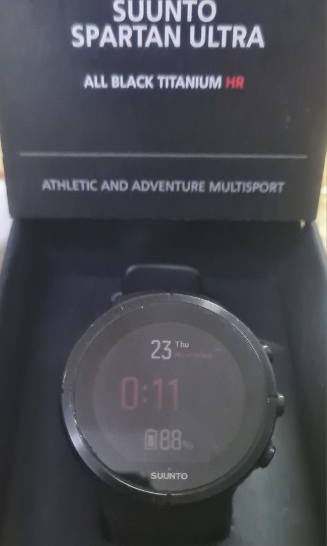 Suunto Spartan Ultra Black Titanium HR Men s Fashion Watches