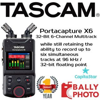 TASCAM Portacapture X6 32-Bit 6-Channel Multitrack Field Recorder
