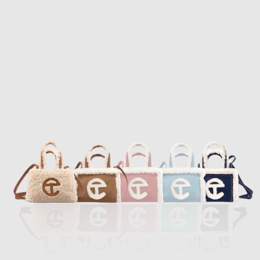 Telfar x Ugg Tote Bag (Preorder) (Category: Luxury Bags & Wallets) located in Manila. Submitted by designerarchives.ph (Listing ID 1267155606, Image 1). Description: Colors: Brown, White, Light Blue, Pink, Denim Blue Small - 12k Medium - 13 500 Actual photo of brown small is uploaded from previous transaction. Eta: 10-15 days 50% dp required Buyer will shoulder local sf Shipping: NCR - Grab/Lalamove Provincial - LBC.