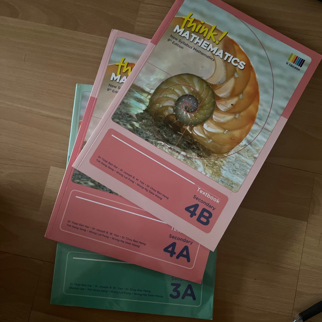 think! Mathematics Textbook 3A 4A 4B, Hobbies & Toys, Books & Magazines ...