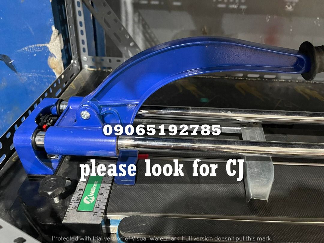 Tile Cutters (Category: Construction Tools & Equipment) located in Makati City. Submitted by claire_joy (Listing ID 1267036731, Image 2). Description: CONTACT DETAILS: 📌0-9-0-6-5-1-9-2-7-8-5 please look for CJ. 🧭LOCATION: 📍Manila Mayhaligue St. Abad Santos Manila 📍Cavite Centennial Rd Kawit Cavite note: price may change without prior notice..