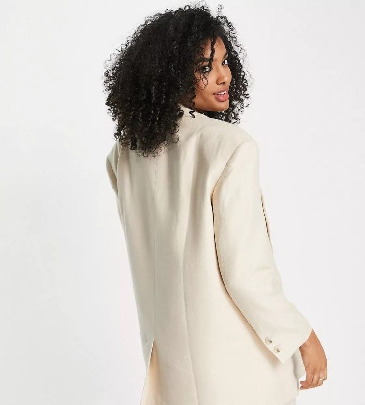 Topshop cream blazer sale