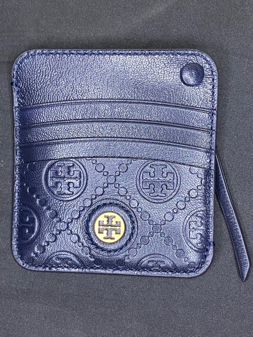 Tory Burch T Monogram Leather Card Case , Women's Fashion, Bags