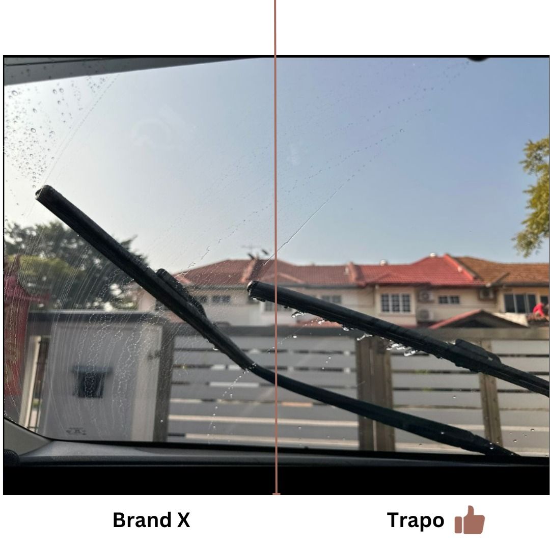 Trapo Hydrophobic Wiper (in Pair) 2 years warranty Waterproof