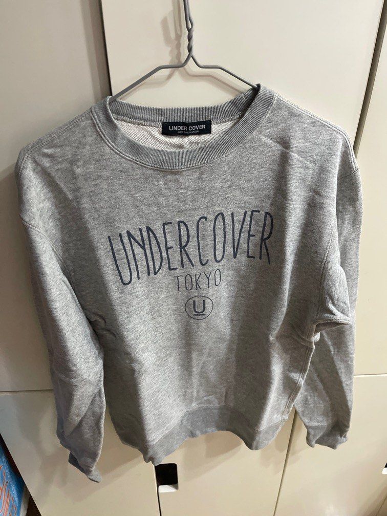 Undercover 灰色衛衣, 女裝, 上衣, 長袖衫- Carousell