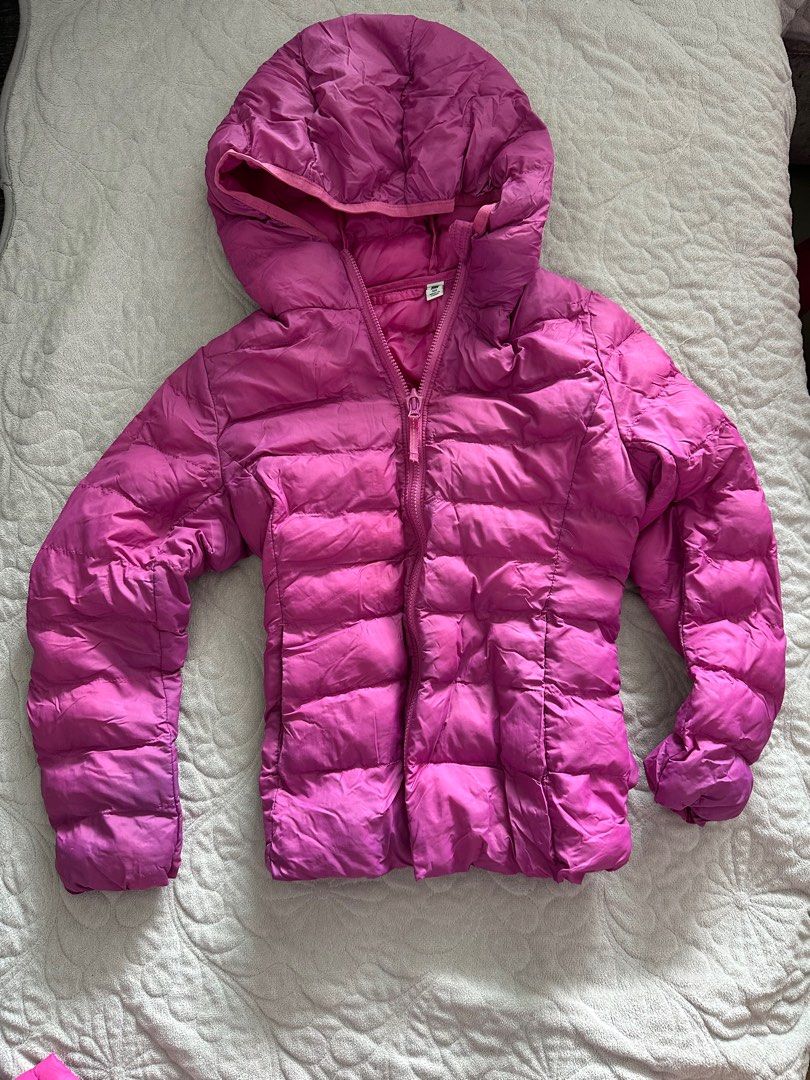 Uniqlo girls lightweight winter padded jacket size 120 Babies