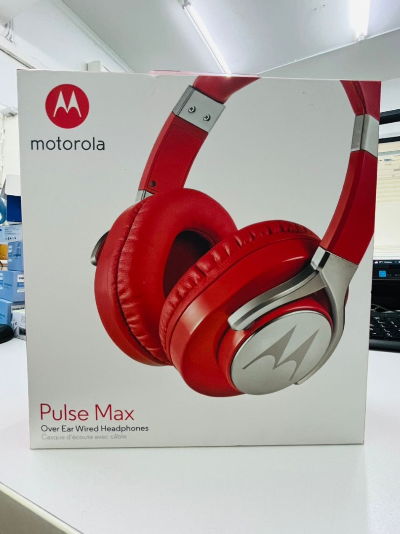Motorola pulse max discount over ear wired headphones