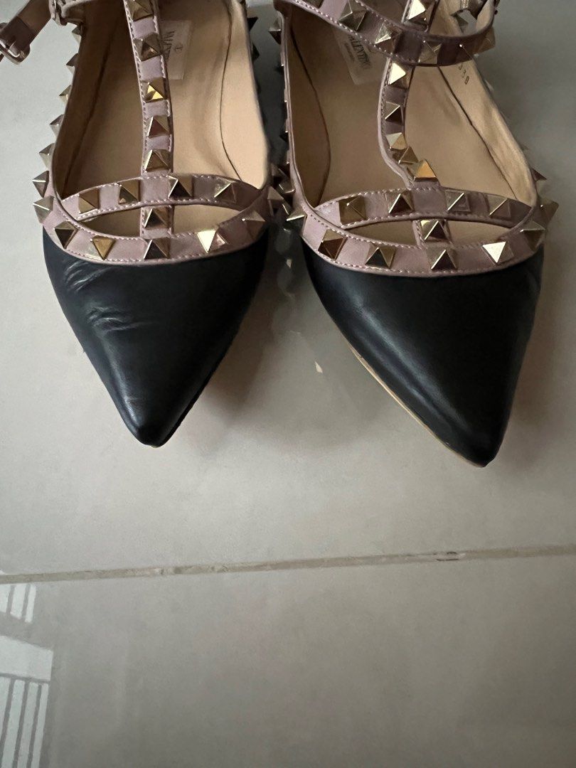 White sales valentino flats